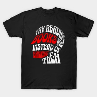 Read banned books skull T-Shirt